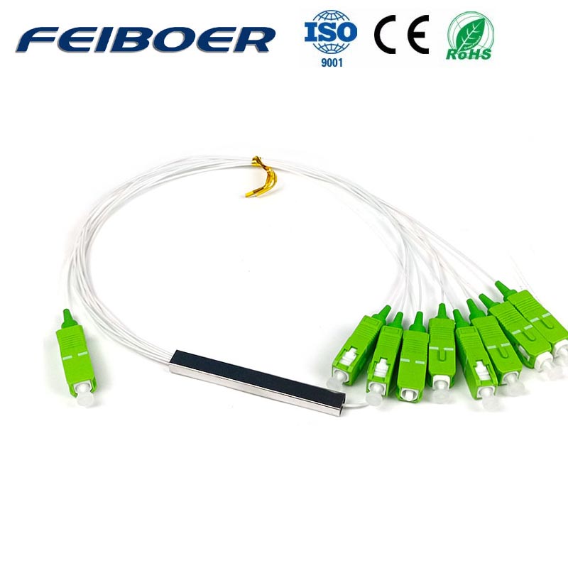Mini módulo divisor de fibra óptica plc
